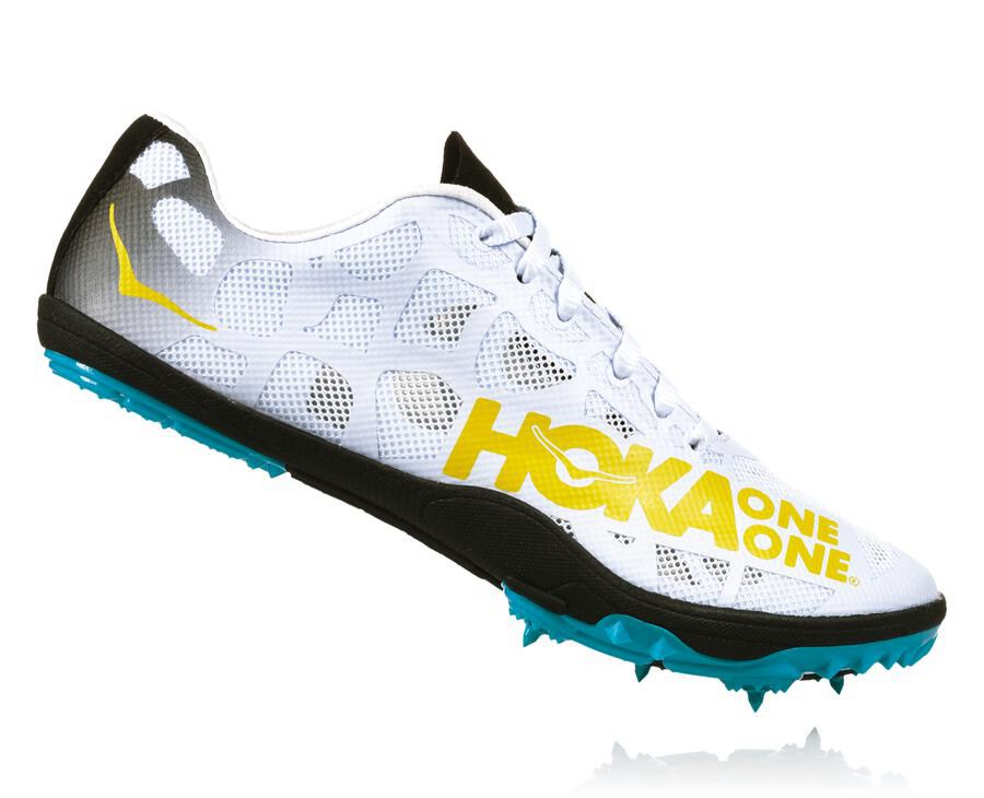 Spikes Atletismo Hoka One One Mujer Blancos - Rocket X - CEKW80135